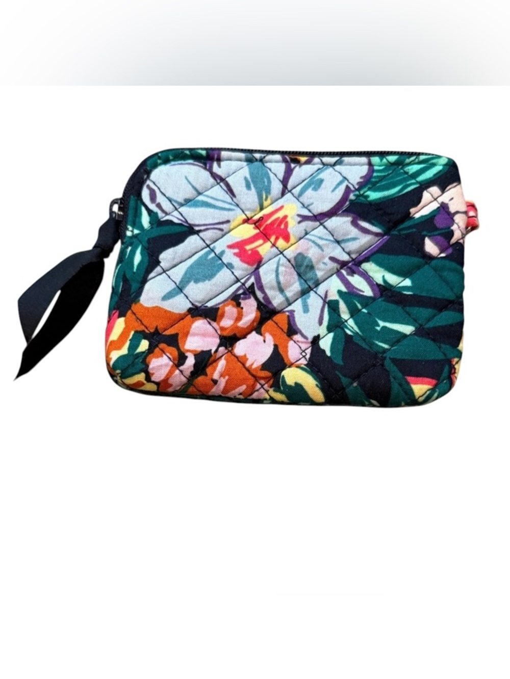 Vera Bradley Floral Quilted Coin Purse: Happy Blooms Print